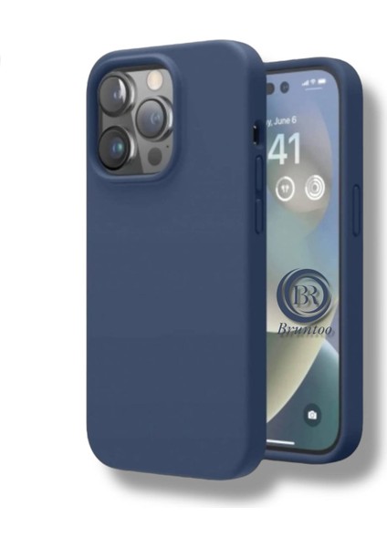 Apple Iphone 15 Pro Uyumlu Kılıf Yumuşak Silikon Içi Kadife Lansman Kapak .