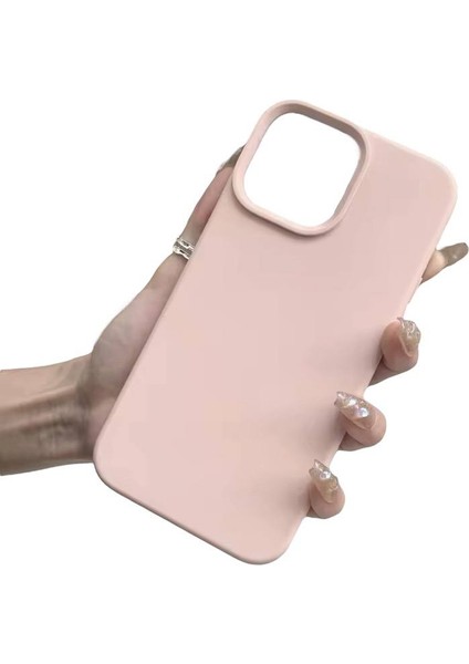 Apple Iphone 15 Pro Uyumlu Kılıf Yumuşak Silikon Içi Kadife Lansman Kapak .