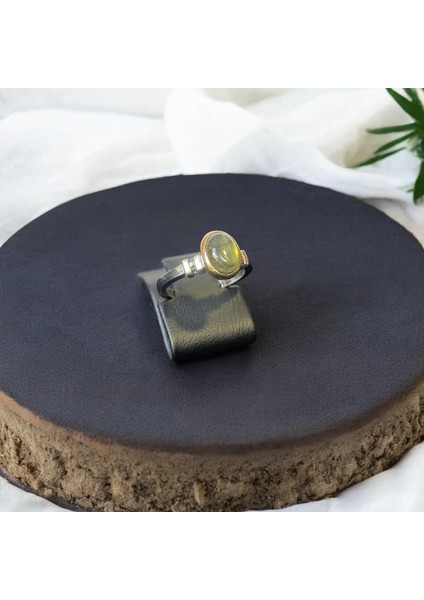Labradorit Taşı Gümüş Yüzük