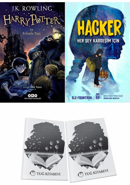 Harry Potter ve Felsefe Taşı ve Hacker Her Şey Kardeşim Için + Hediyeli