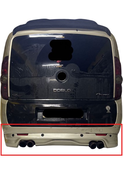 Doblo D3-D4 2011-2020 Arka Ek (( Boyasız)) (( Trekking E Olmaz ))