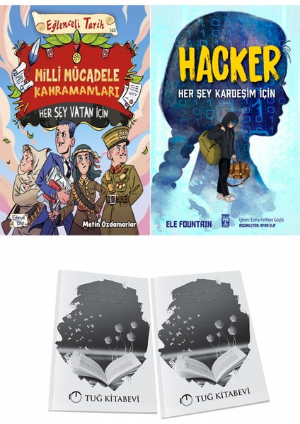 Milli Mücadele Kahramanları Her Şey Vatan Için ve Hacker Her Şey Kardeşim Için + Hediyeli