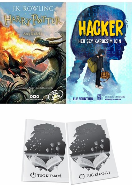 Harry Potter ve Ateş Kadehi ve Hacker Her Şey Kardeşim Için + Hediyeli