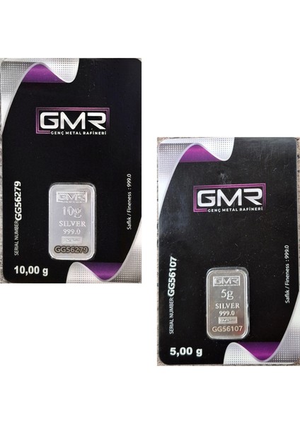 E-Gümüş 15GR Külçe Gümüş