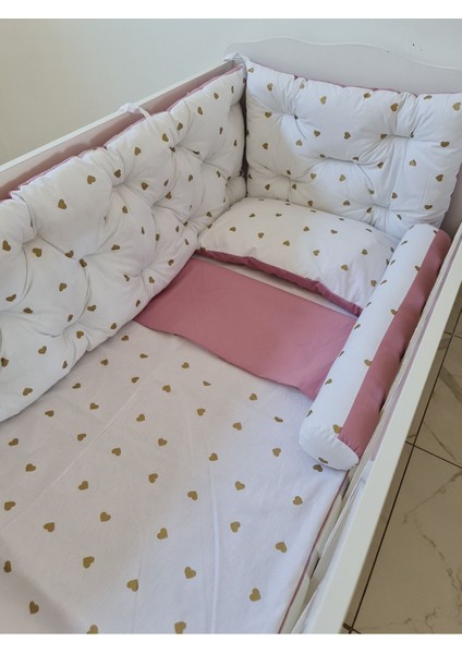 70 x 130 - Bebek Beşik Kenar Koruma Takımı - 40 cm Yükseklik, Yıkanabilir fırsatları