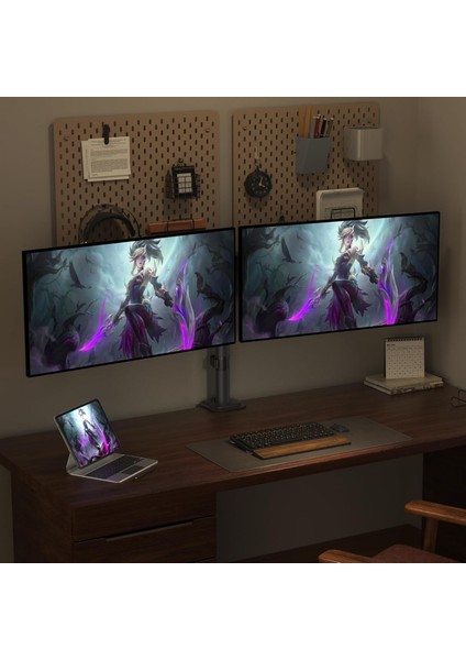 Çift Kollu Monitör Standı – Ayarlanabilir Ergonomik Vesa Monitör Kolu