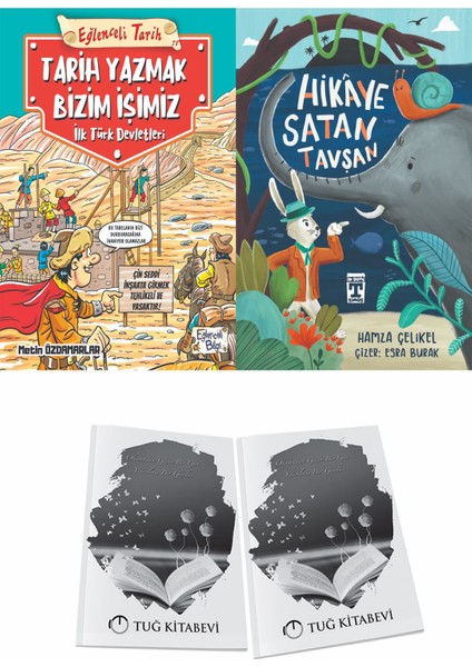 Tarih Yazmak Bizim Işimiz Ilk Türk Devletleri ve Hikaye Satan Tavşan + Hediyeli