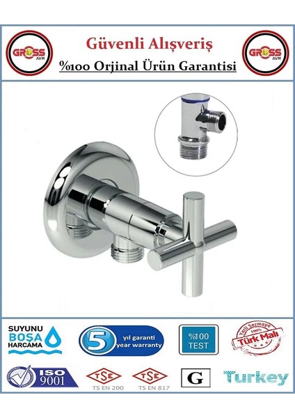 Koç Başı Ara Musluk - Taharet Musluğu - Orjinal Ürün - 5 Yıl Garanti