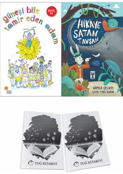 Güneşi Bile Tamir Eden Adam ve Hikaye Satan Tavşan + Hediyeli