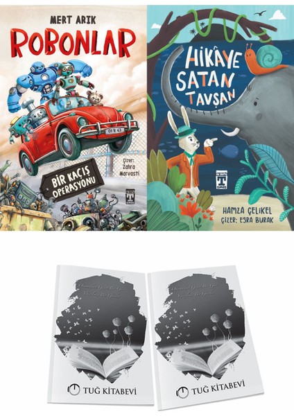 Robonlar ve Hikaye Satan Tavşan + Hediyeli