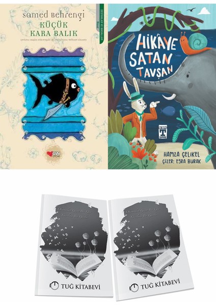 Küçük Kara Balık ve Hikaye Satan Tavşan + Hediyeli