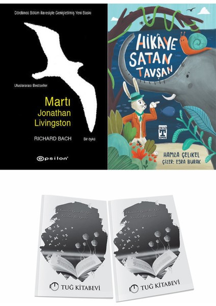 Martı Jonathan Livingston ve Hikaye Satan Tavşan + Hediyeli