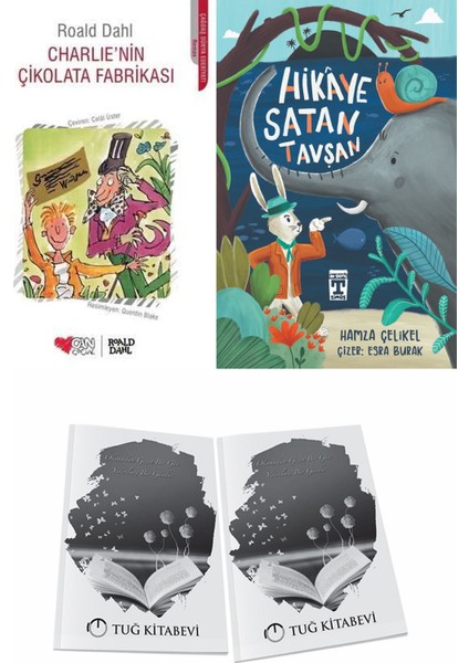 Charlie’nin Çikolata Fabrikası ve Hikaye Satan Tavşan + Hediyeli