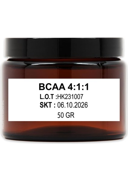 Bcaa 4:1:1 Saf Hammadde 50 gr