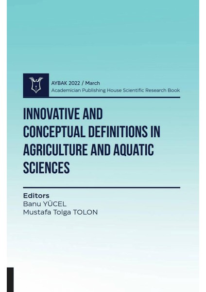 Innovative And Conceptual Definitions In Agriculture And Aquatic Sciences