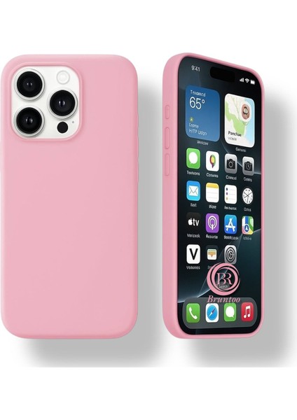 Apple Iphone 16 Pro Uyumlu Kılıf Yumuşak Silikon Içi Kadife Lansman Kapak .