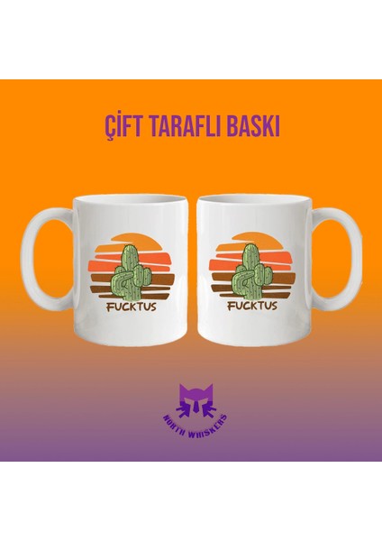 Kaktüs Tasarımlı Kupa Bardak – Fucktus Yazılı Hediye Kupa (330 Ml) modelleri
