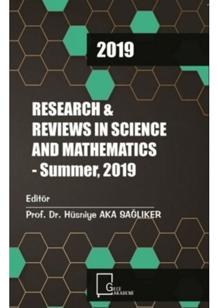 Research And Reviews In Science And Mathematics - Summer 2019