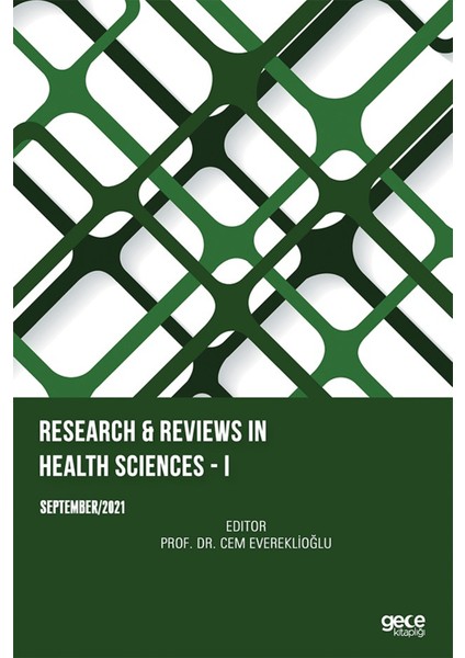 Research Reviews In Health Sciences I
