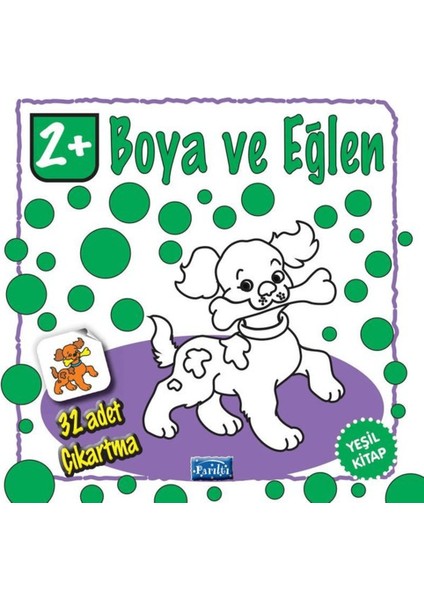 Boya ve Eğlen - Yeşil Kitap - 32 Adet Çıkartma