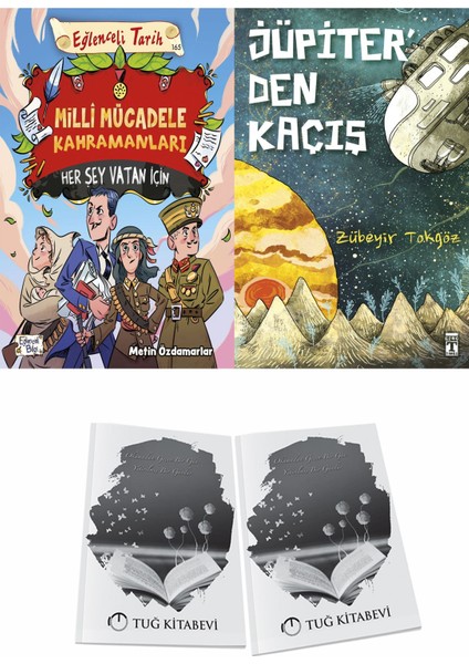 Milli Mücadele Kahramanları Her Şey Vatan Için ve Jüpiterden Kaçış + Hediyeli