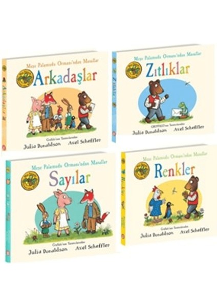 Meşe Palamudu Ormanından Masallar Ilk Kitaplarım Seti (4 Kitap Takım)