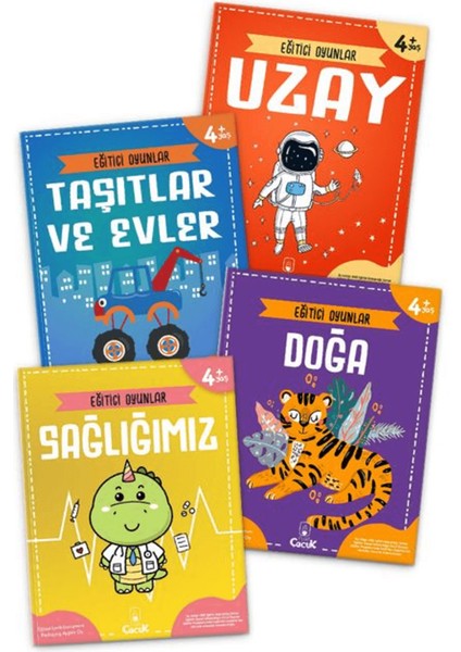 Eğitici Oyunlar Serisi (4 Kitap)