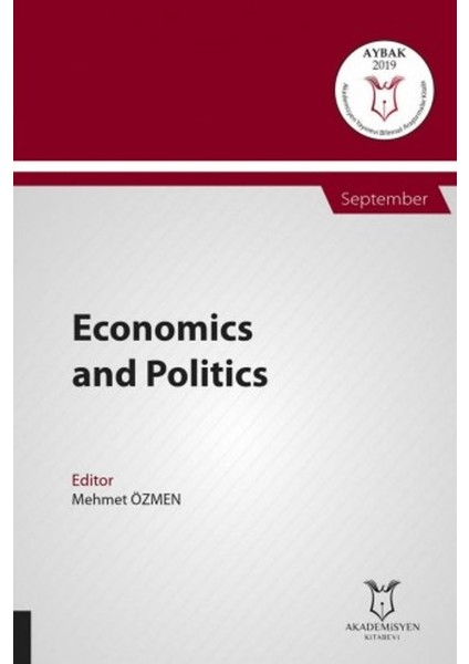 Economics And Politics (Aybak 2019 Eylül)