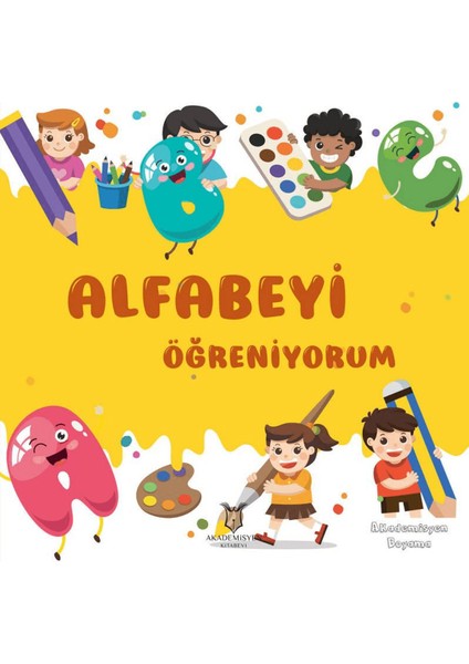 Alfabeyi Öğreniyorum - Akademisyen Boyama