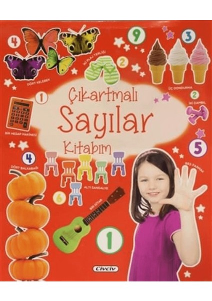 Çıkartmalı Sayılar Kitabım