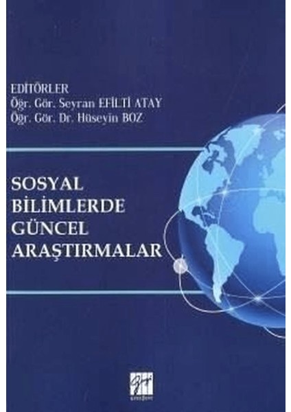 Sosyal Bilimlerde Güncel Araştırmalar