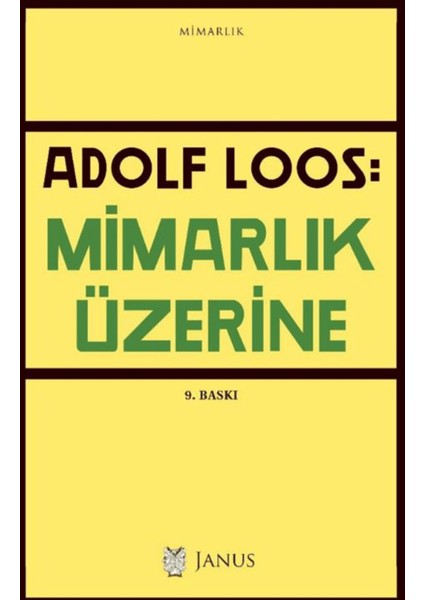 Mimarlık Üzerine