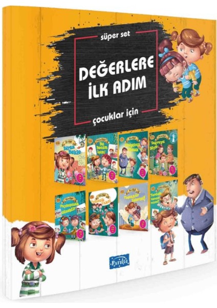 Değerlerle Ilk Adım Serisi - 8 Kitap Takım