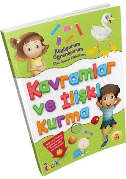 Büyüyorum Öğreniyorum Okul Öncesi Etkinlikleri Kavramlar ve Ilişki Kurma