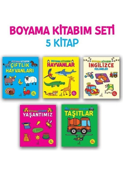 Boyama Kitabım Seti - 5 Kitap