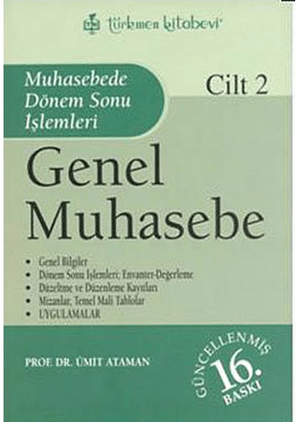 Genel Muhasebe Cilt: 2