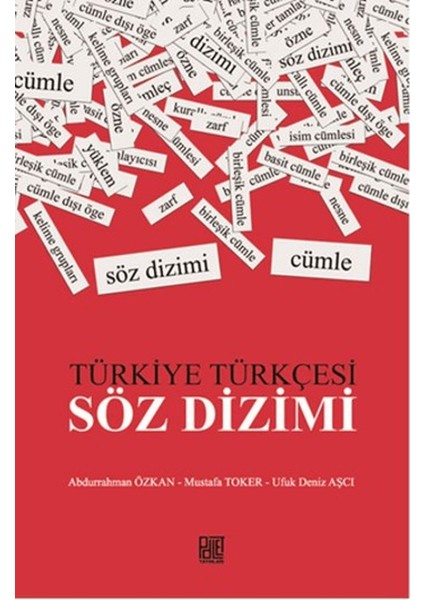 Türkiye Türkçesi / Söz Dizimi