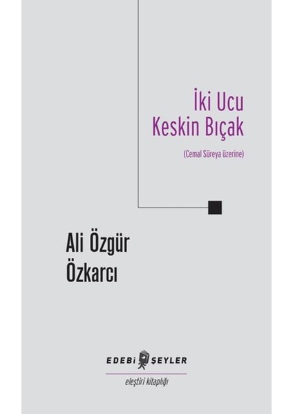 Iki Ucu Keskin Bıçak