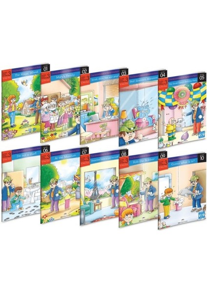 Ingilizce Hikaye Seti (10 Kitap) Ilkokul 3. Sınıf Karekod Dinlemeli