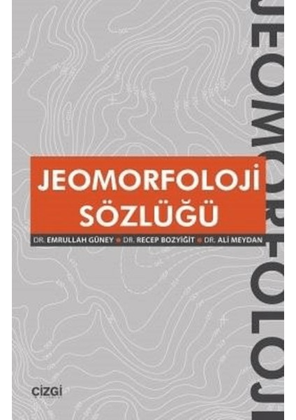 Jeomorfoloji Sözlüğü