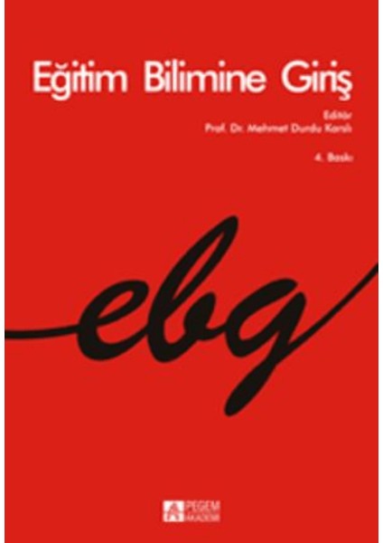 Eğitim Bilimine Giriş