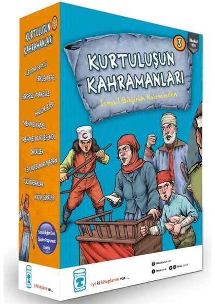 Kurtuluşun Kahramanları 3 Seti (10 Kitap Takım)