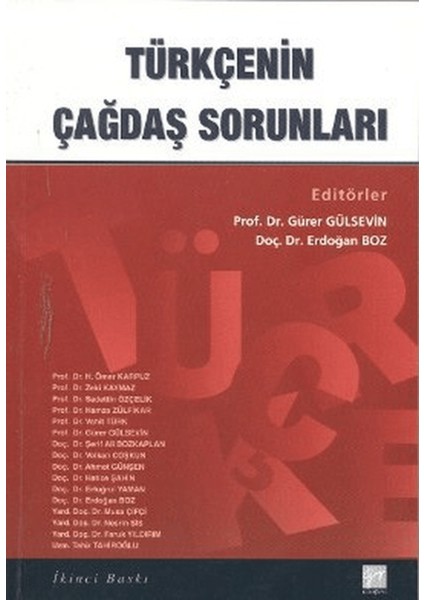 Türkçenin Çağdaş Sorunları
