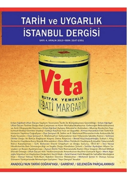 Tarih ve Uygarlık - Istanbul Dergisi Sayı: 4