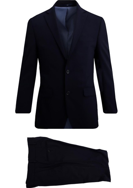 Lacivert Comfort Fit 6 Drop Takım Elbise