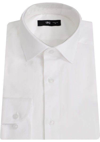 Beyaz Slim Fit Uzun Kol Gömlek indirimleri