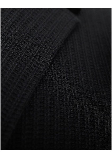 Siyah Triko Ceket modelleri