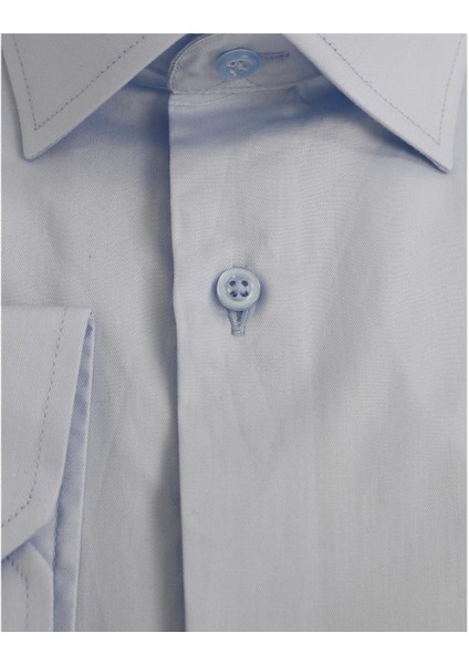 Mavi Comfort Fit Uzun Kol Gömlek modelleri