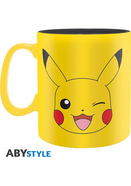 Abystyle - Pokemon - Mug - 460 ml - Pikachu Face - Cardboard Box - ABYMUGA564