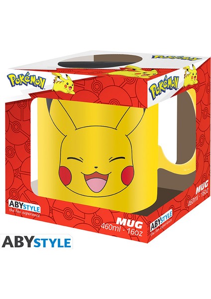 Abystyle - Pokemon - Mug - 460 ml - Pikachu Face - Cardboard Box - ABYMUGA564 modelleri